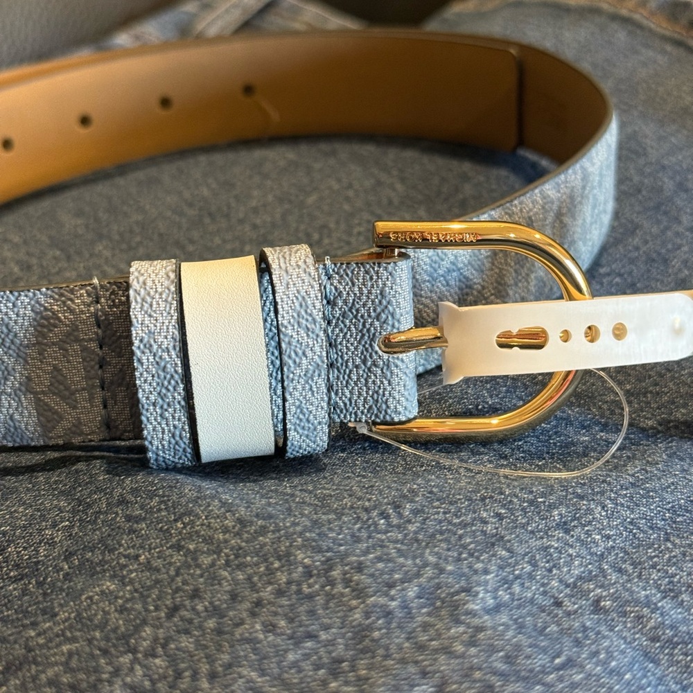 Michael Kors Blue MK WOMEN’S Belt 🩵 NWT